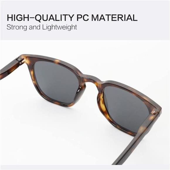 Polarized Round Sunglasses, Stylish Sunglasses for Men and Women Retro Classic
